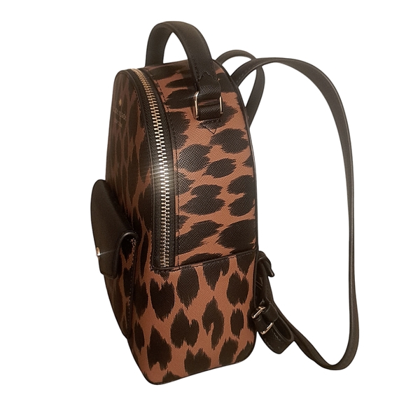 Kate Spade Shcuyler Mini Backpack Leopard / Cheetah Print - Picture 5 of 9
